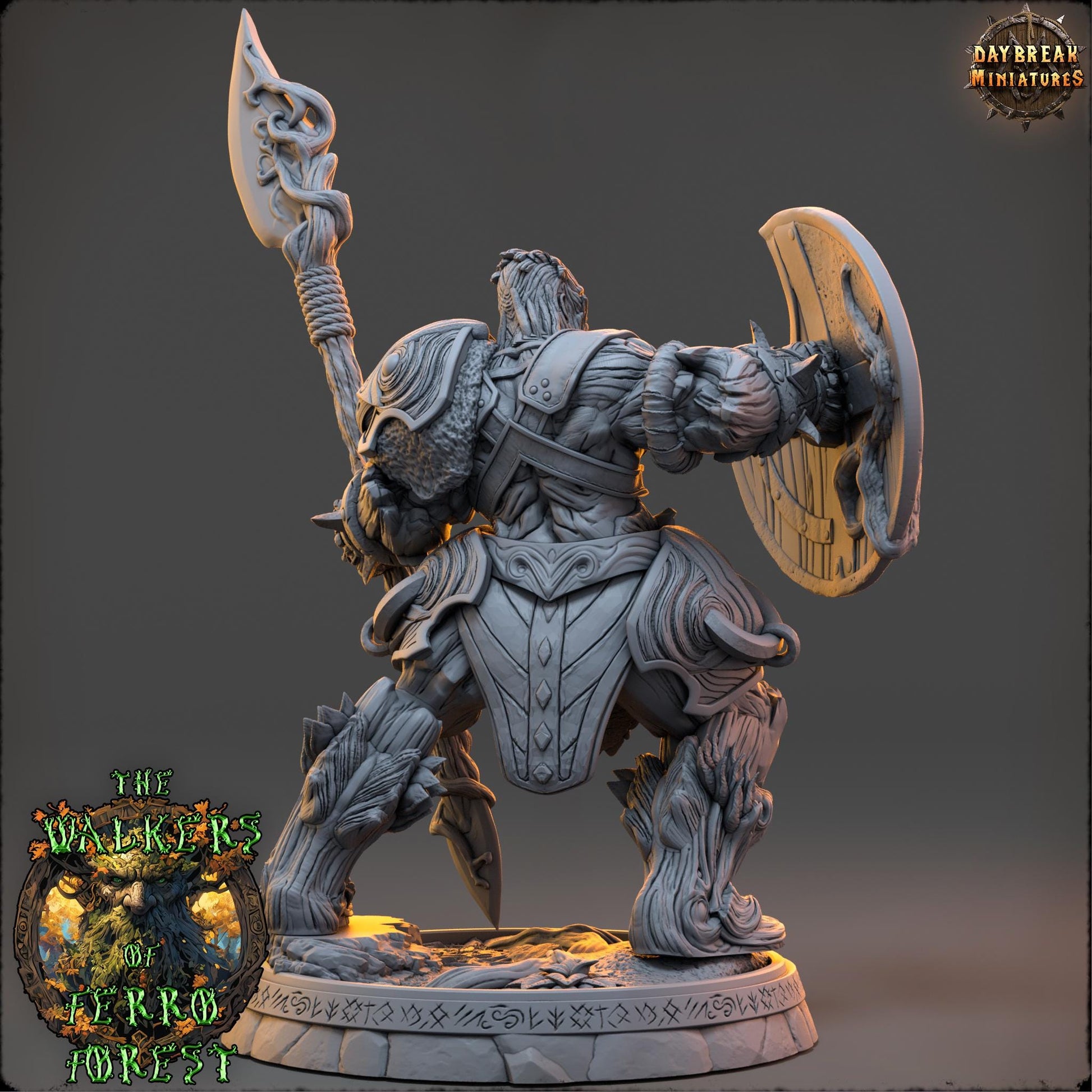 Ent Warrior - Sover Ilthwyn | Daybreak Miniatures | 3D printed miniature | Tabletop Games | Dungeons and Dragons | Wargaming | D&D