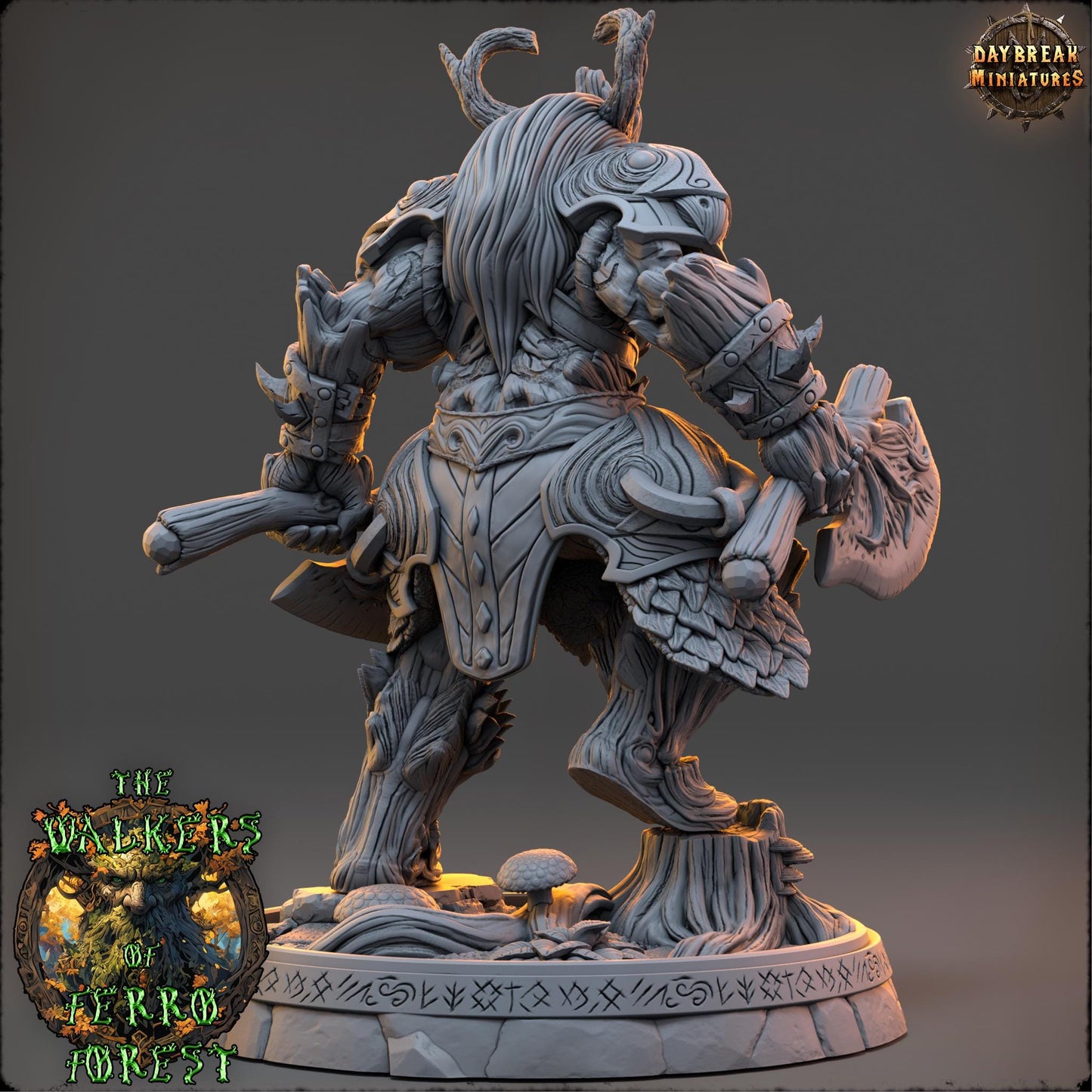 Ent Fighter- Vaelith Duskborne | Daybreak Miniatures | 3D printed miniature | Tabletop Games | Dungeons and Dragons | Wargaming | D&D