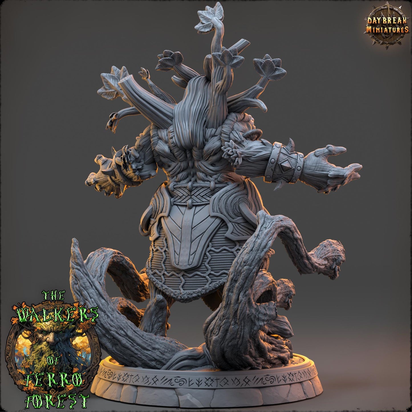 Ent Mage - Xyvaris Moorhallow | Daybreak Miniatures | 3D printed miniature | Tabletop Games | Dungeons and Dragons | Wargaming | D&D