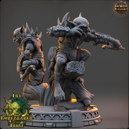 Goblin Archer - Brothers Mizzik and Hazza Skulker | Daybreak Miniatures | 3D printed | Tabletop | Dungeons and Dragons | Wargaming | D&D