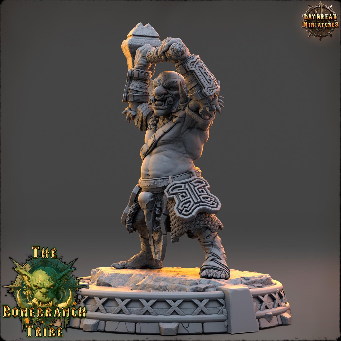 Goblin Fighter - Drogg Skullstamper | Daybreak Miniatures | 3D printed | Tabletop | Dungeons and Dragons | Wargaming | D&D