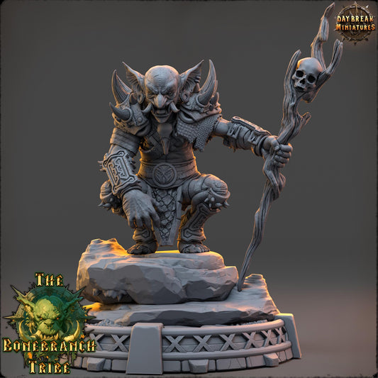 Goblin Warlock - Gnartz the Rot-Eye | Daybreak Miniatures | 3D printed | Tabletop | Dungeons and Dragons | Wargaming | D&D