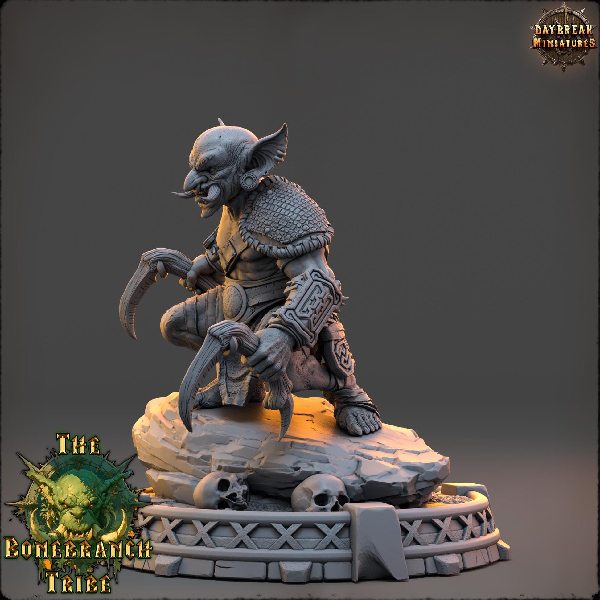 Goblin Rogue - Thrizz Sharpnose | Daybreak Miniatures | 3D printed | Tabletop | Dungeons and Dragons | Wargaming | D&D