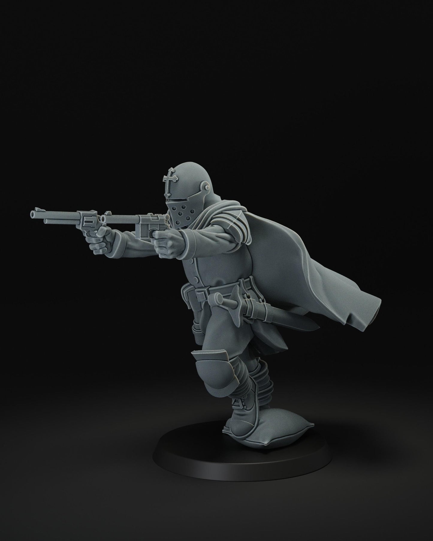 Trench Gunslinger | JK Remo | Wargaming | Tabletop | 3D printed miniature | Trench Crusade compatible | Pilgrim