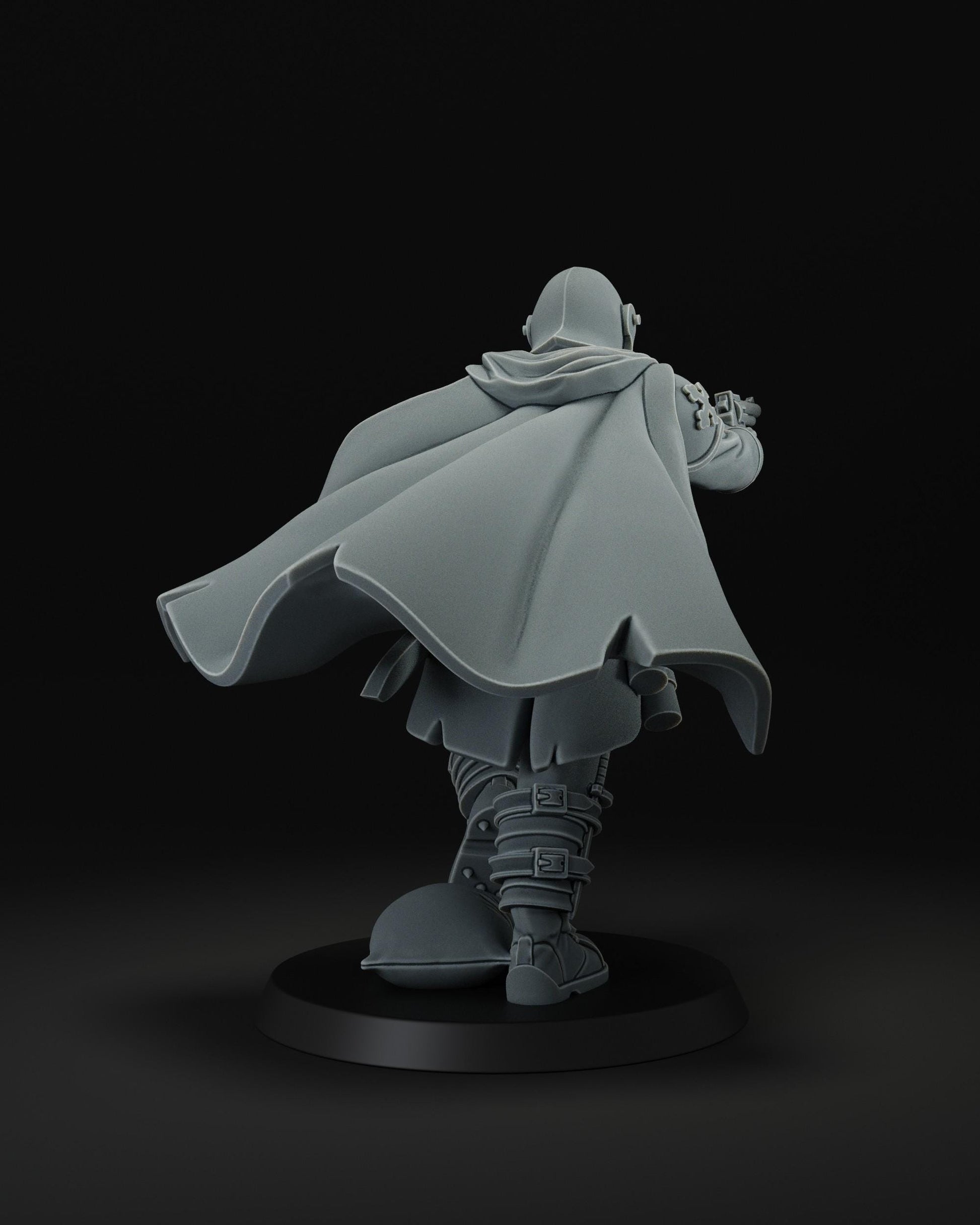 Trench Gunslinger | JK Remo | Wargaming | Tabletop | 3D printed miniature | Trench Crusade compatible | Pilgrim