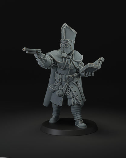 Papal Cleric | JK Remo | Wargaming | Tabletop | 3D printed miniature | Trench Crusade compatible | Pilgrim