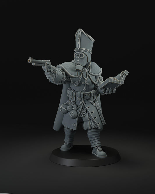 Papal Cleric | JK Remo | Wargaming | Tabletop | 3D printed miniature | Trench Crusade compatible | Pilgrim