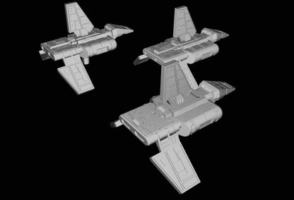 Imperial Sentinel class landing Kraft 4pcs : 3D Printed Armada proxy