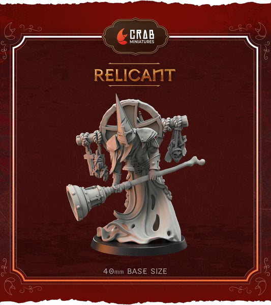 3D Printed miniature: Wraith Pilgrims - Relicant by Crab Miniatures - Trench Crusade compatible - Trench ghosts