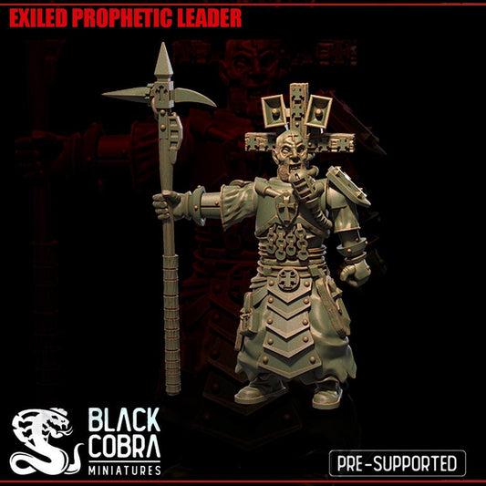 3D printed miniature: Exiles - Prophet by BlackCobra Miniatures - Trench Crusade compatible