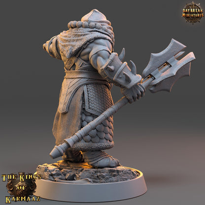 Leonin Figther - King Dawntredder | Daybreak Miniatures | 3D printed | Tabletop | Dungeons and Dragons | Wargaming | D&D