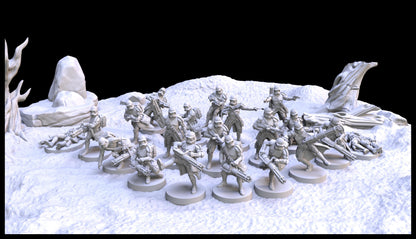 Heavy Clone Trooper - SW Legion - Wargaming - Table top - 3D printed miniatures