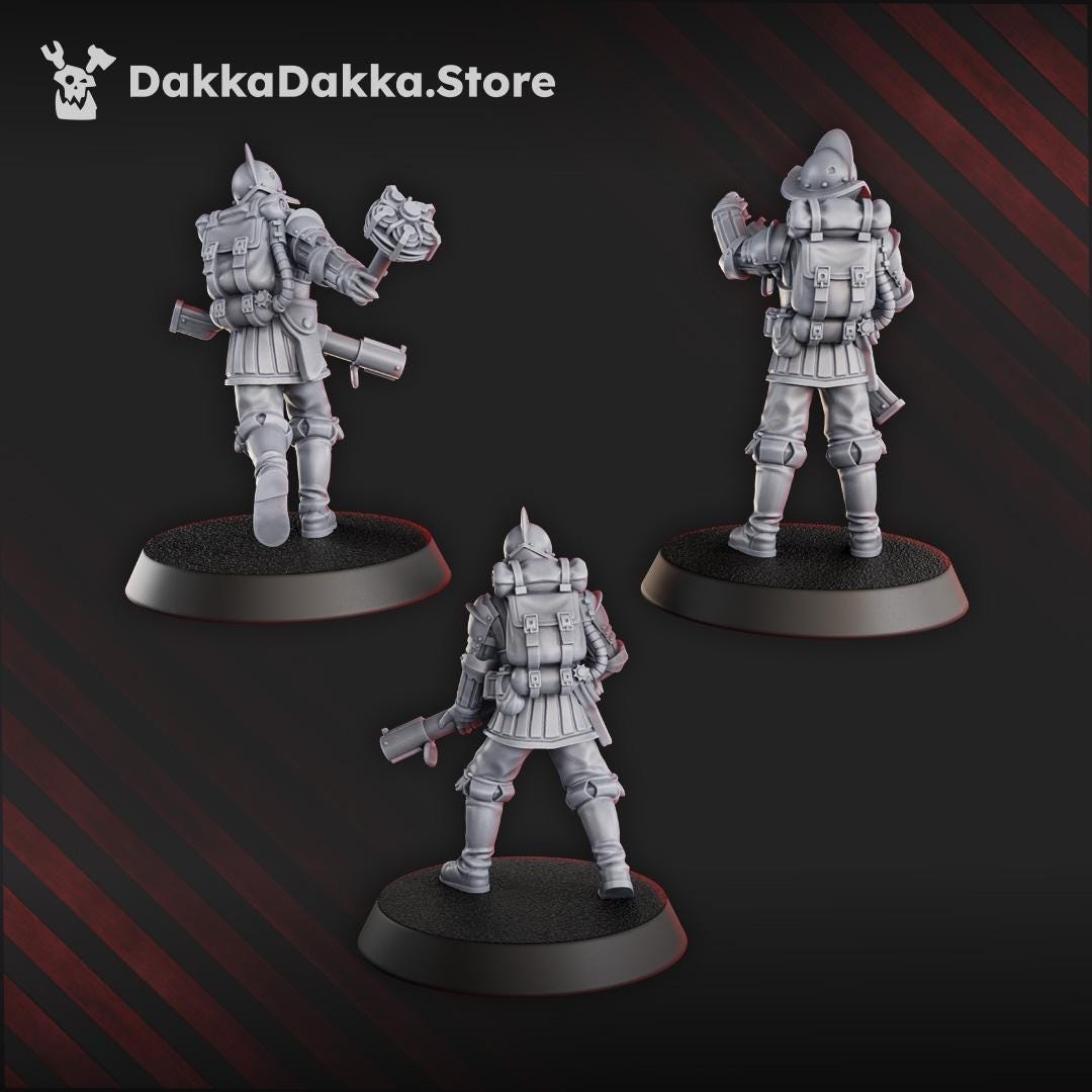 Conquistador Bombers | DakkaDakka | Wargaming | Tabletop | 3D printed miniature | Trench Crusade compatible