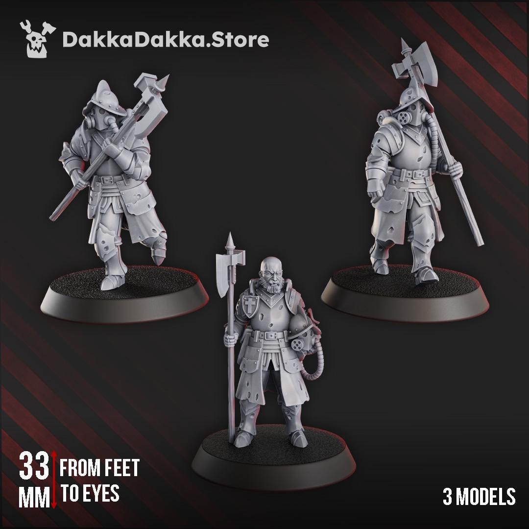 Conquistador vanguards | DakkaDakka | Wargaming | Tabletop | 3D printed miniature | Trench Crusade compatible