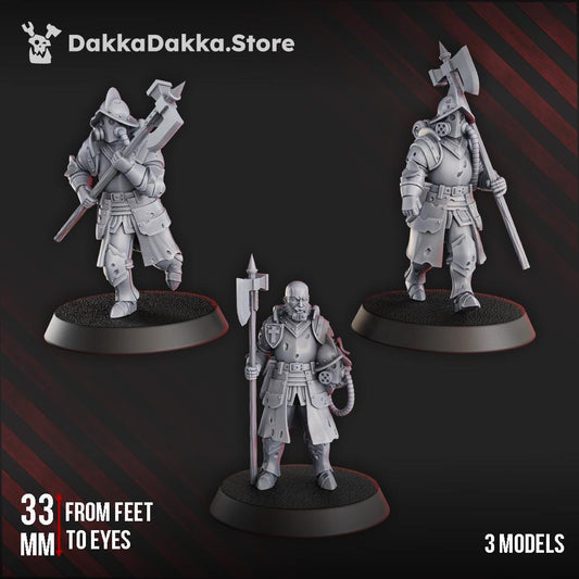Conquistador vanguards | DakkaDakka | Wargaming | Tabletop | 3D printed miniature | Trench Crusade compatible