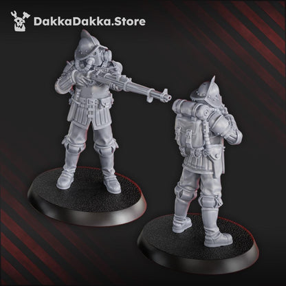 Cortez's conquistadors | DakkaDakka | Wargaming | Tabletop | 3D printed miniature | Trench Crusade compatible