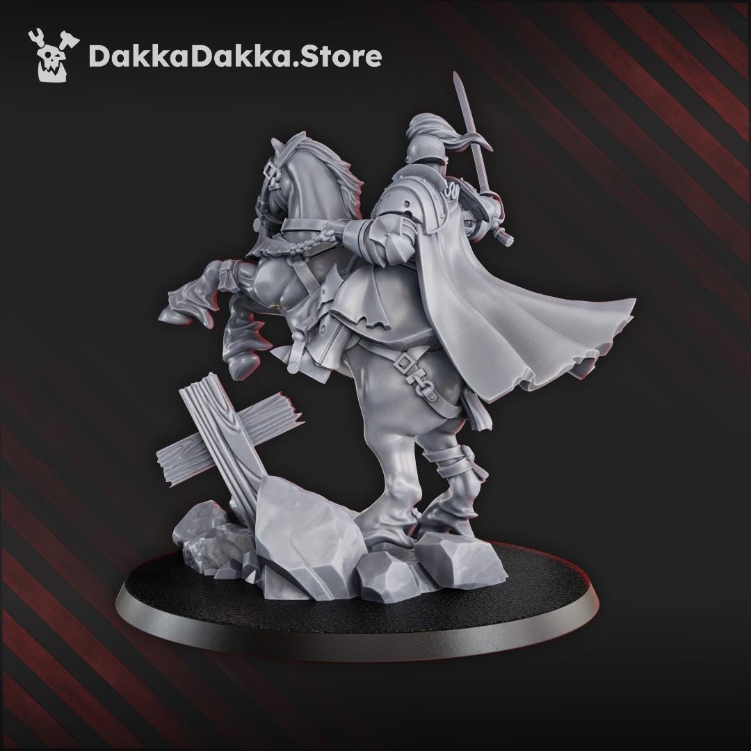 Don Miguel de Espinosa Cortes | DakkaDakka | Wargaming | Tabletop | 3D printed miniature | Trench Crusade compatible