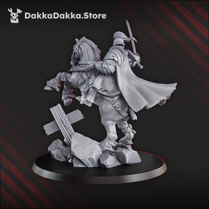 Don Miguel de Espinosa Cortes | DakkaDakka | Wargaming | Tabletop | 3D printed miniature | Trench Crusade compatible