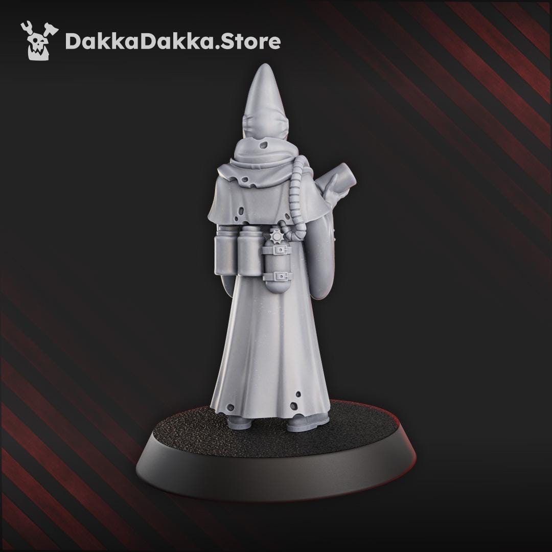 Hospitaller | DakkaDakka | Wargaming | Tabletop | 3D printed miniature | Trench Crusade compatible