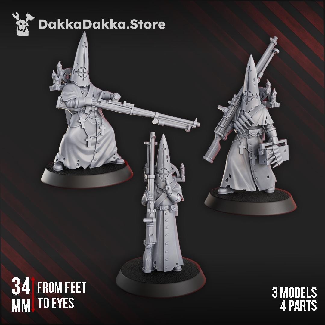 Novitiate of Asesino de tanques | DakkaDakka | Wargaming | Tabletop | 3D printed miniature | Trench Crusade compatible