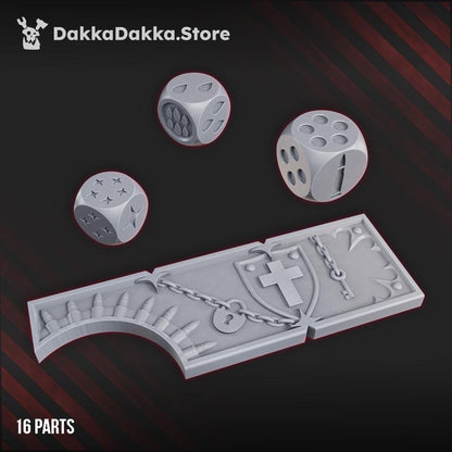 Torquemada's Gauge, Dice & Markers | DakkaDakka | Wargaming | Tabletop | 3D printed miniature | Trench Crusade compatible