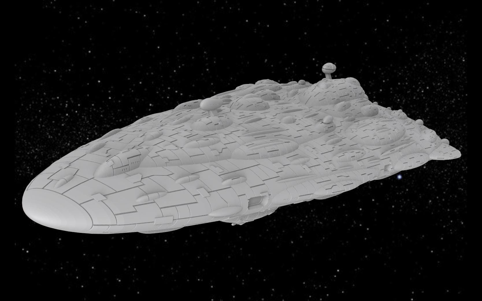 MC90 Defiance: 3D printed SW Armada proxy