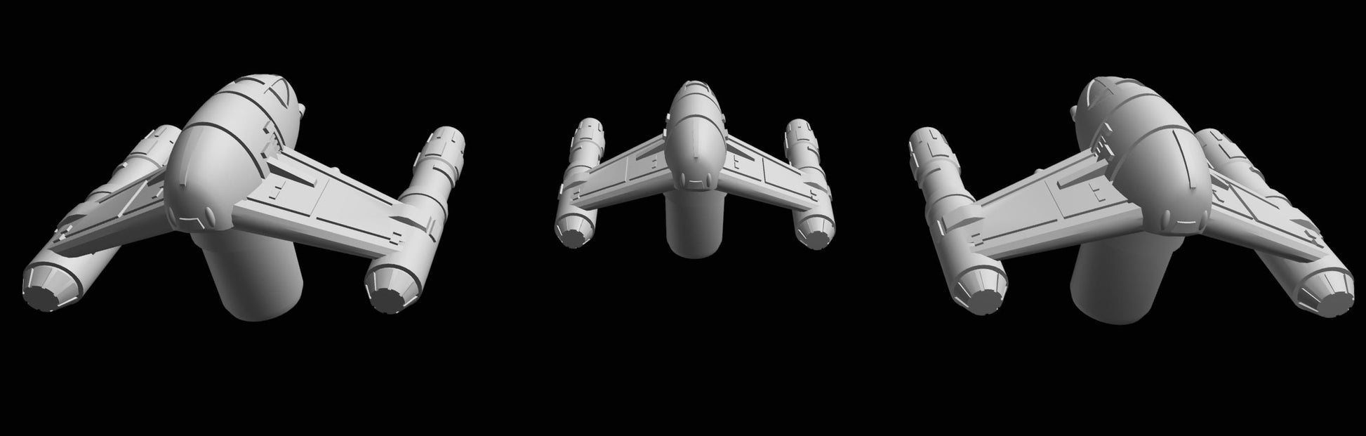 SW Armada Imperial A-9 Vigilance 12pcs - Wargaming - Table top - 3D printed miniatures