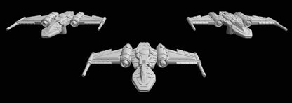 SW Armada Imperial Drexl Class 6pcs - Wargaming - Table top - 3D printed miniatures