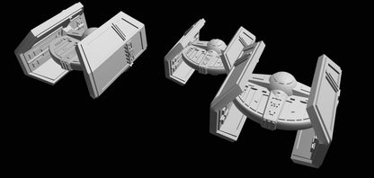 SW Armada Imperial Tie Advanced X1 9pcs - Wargaming - Table top - 3D printed miniatures