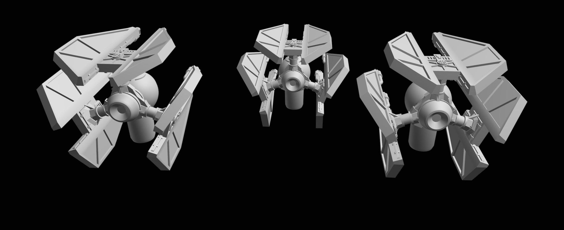 SW Armada Imperial Tie Defender 9pcs - Wargaming - Table top - 3D printed miniatures