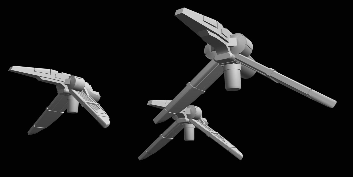 SW Armada CIS Sabaoth Bomber 6pcs - Wargaming - Table top - 3D printed miniatures