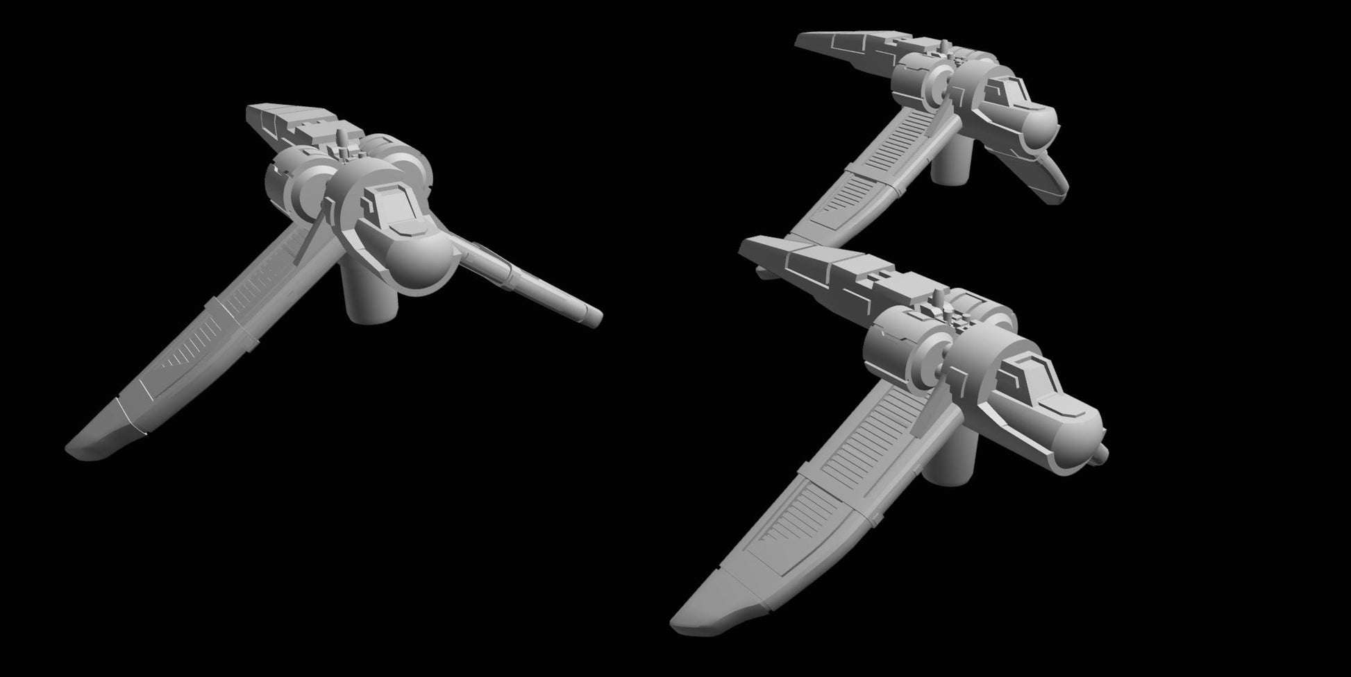 SW Armada CIS Sabaoth Bomber 6pcs - Wargaming - Table top - 3D printed miniatures