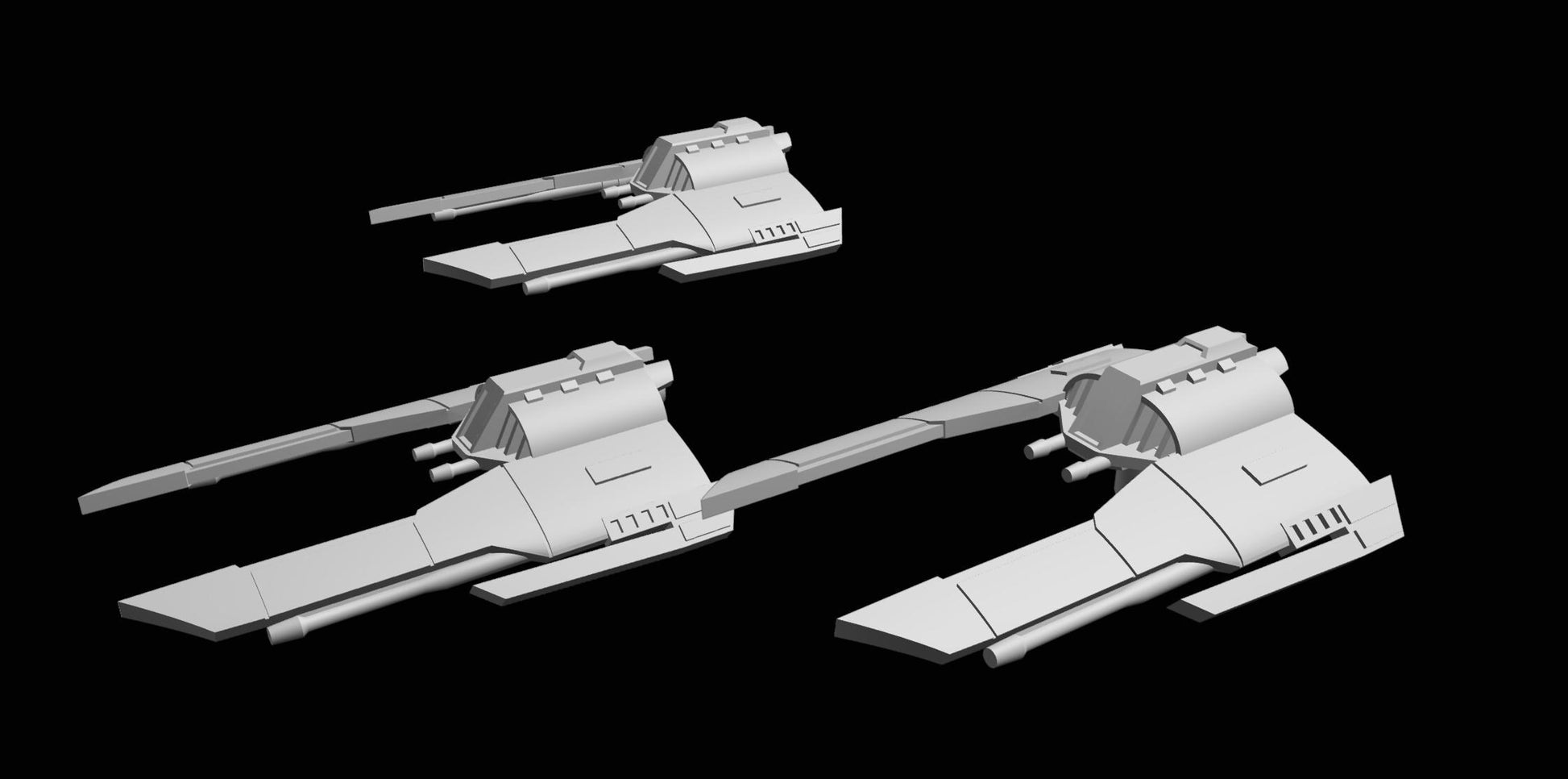 SW Armada CIS Sabaoth defender 9pcs - Wargaming - Table top - 3D printed miniatures