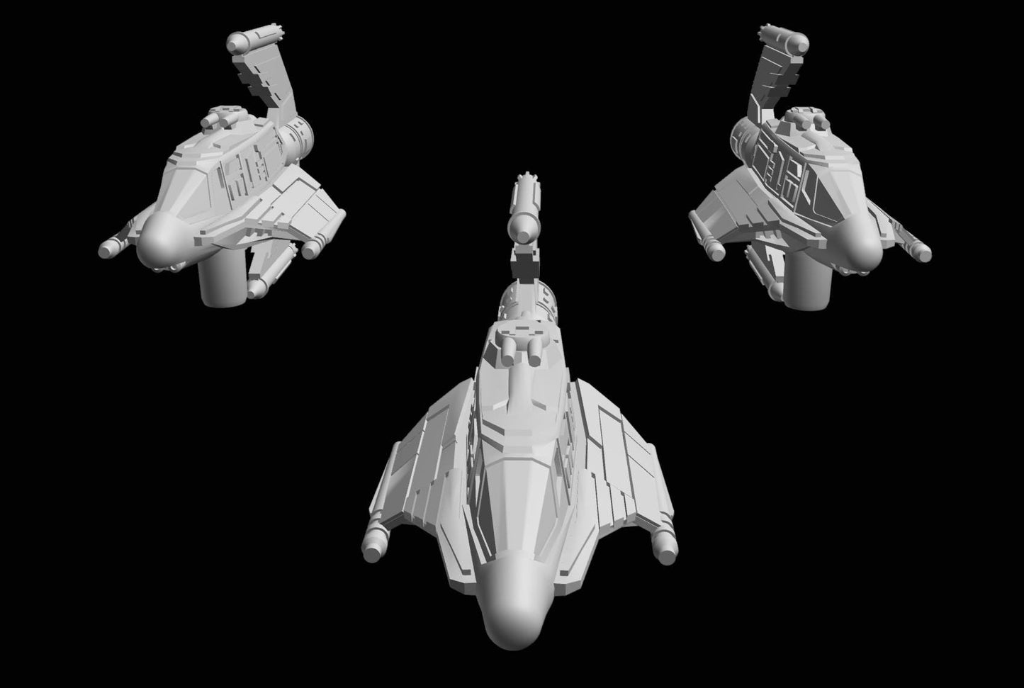 SW Armada Pirate GAT-12 Skipray 6pcs - Wargaming - Table top - 3D printed miniatures
