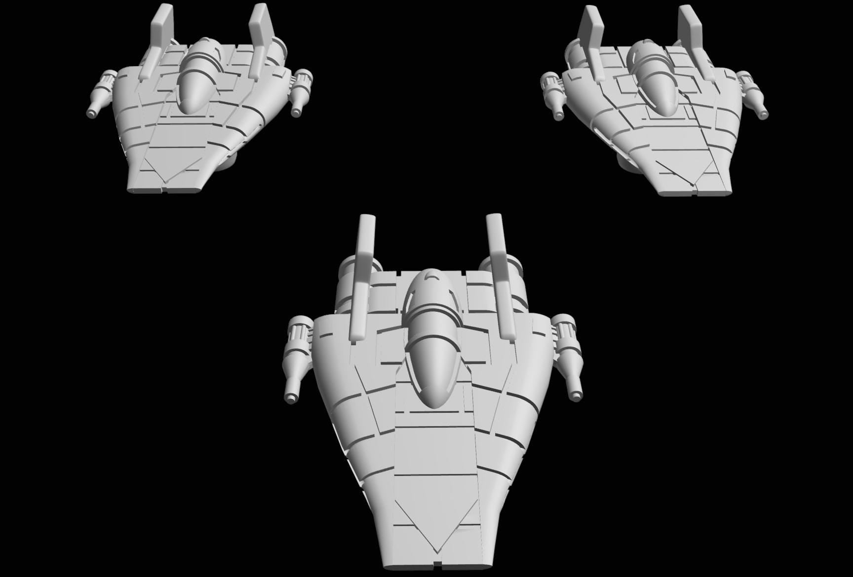 SW Armada Rebels A Wing 9pcs - Wargaming - Table top - 3D printed miniatures