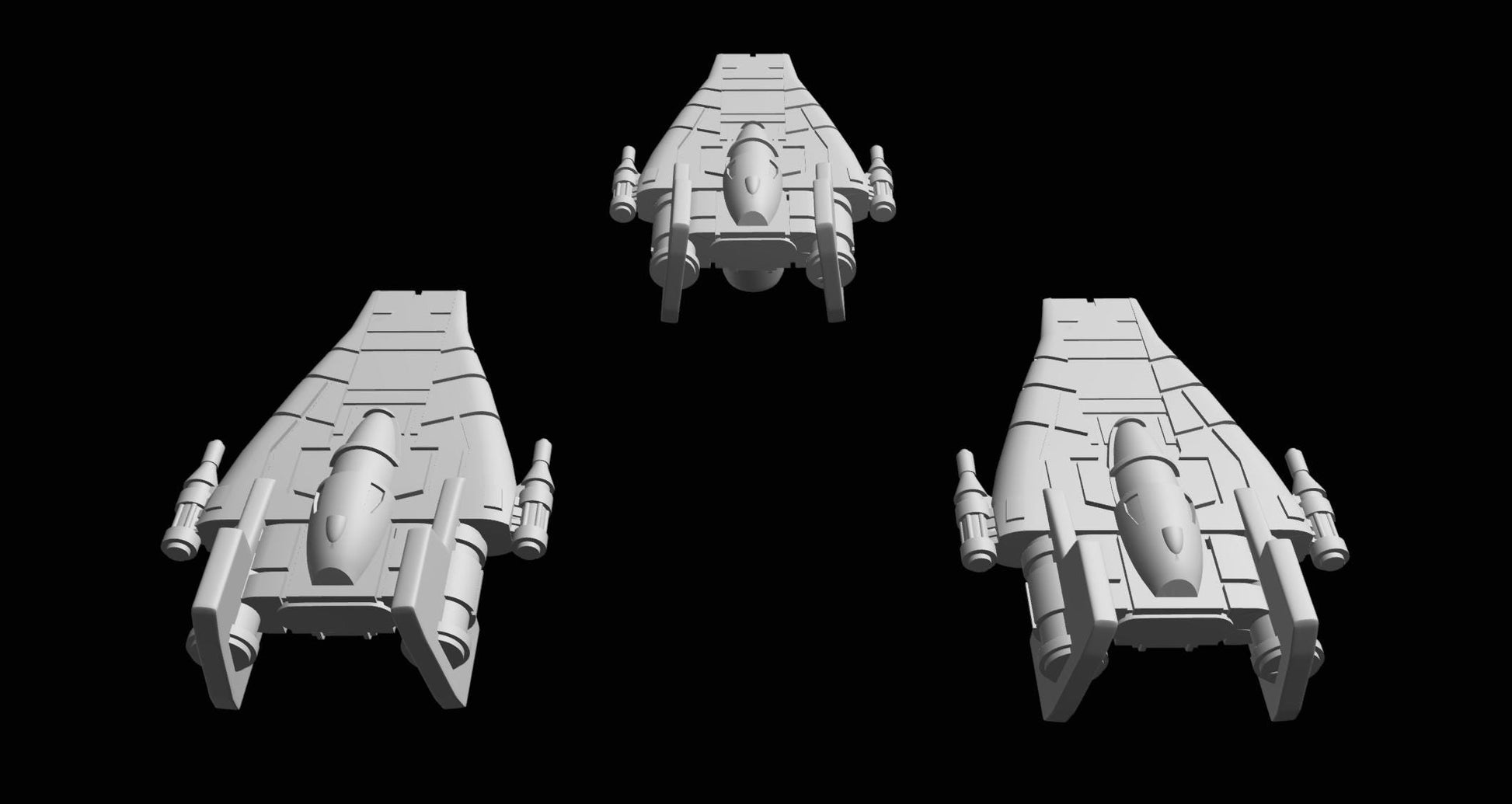 SW Armada Rebels A Wing 9pcs - Wargaming - Table top - 3D printed miniatures