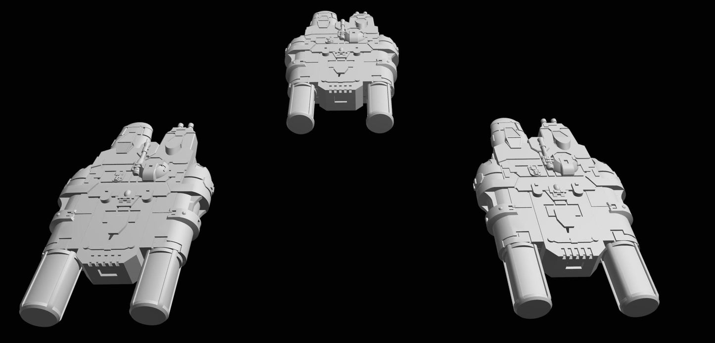 SW Armada Rebels H Wing 9pcs - Wargaming - Table top - 3D printed miniatures
