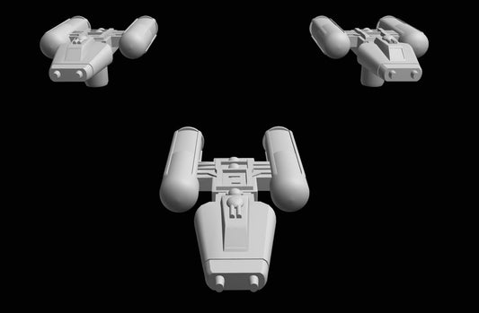 SW Armada Rebels Y-Wing 9pcs - Wargaming - Table top - 3D printed miniatures