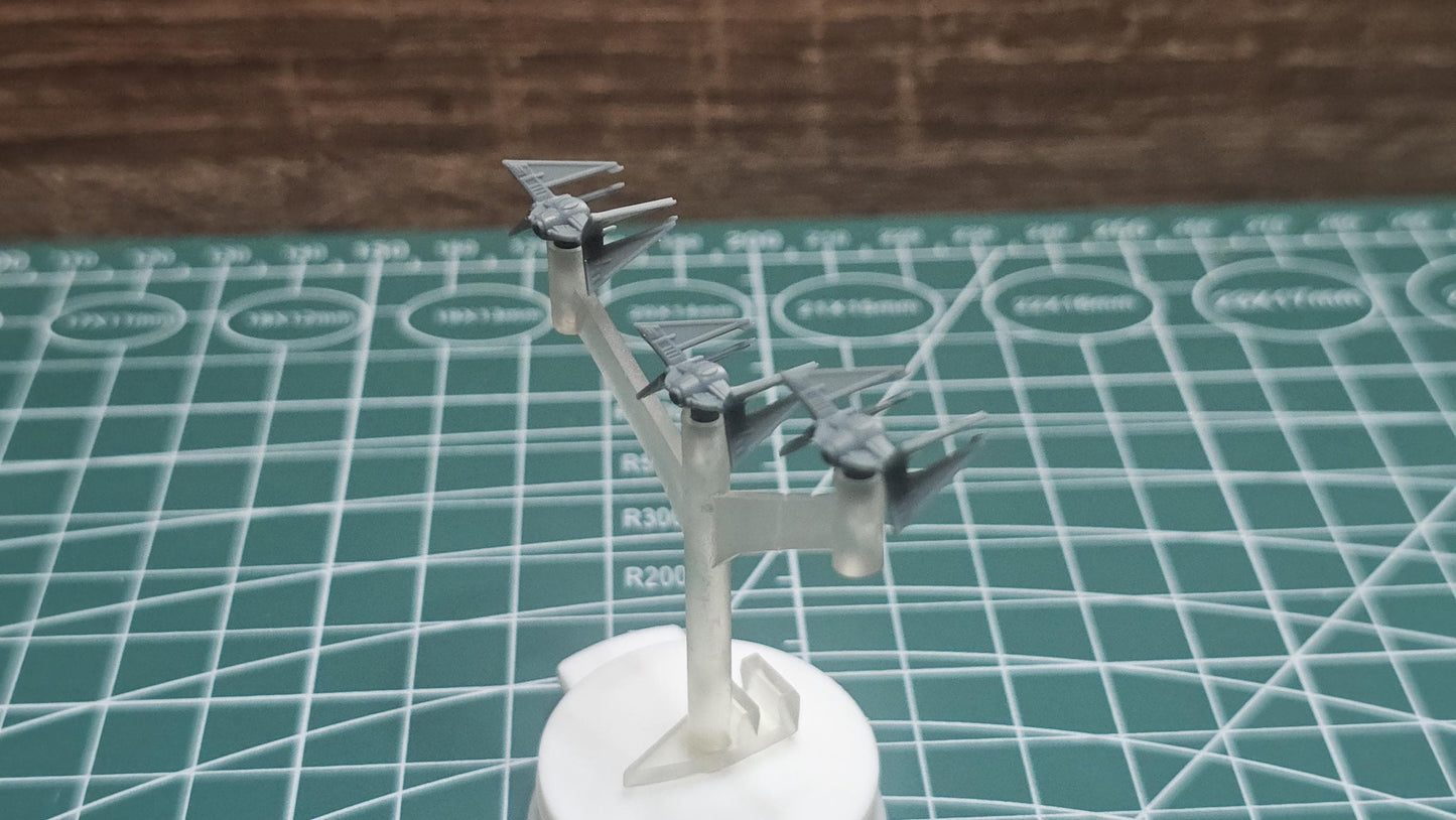 SW Armada Imperial Tie Hunter 9pcs - Wargaming - Table top - 3D printed miniatures