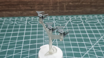 SW Armada Imperial Tie Hunter 9pcs - Wargaming - Table top - 3D printed miniatures