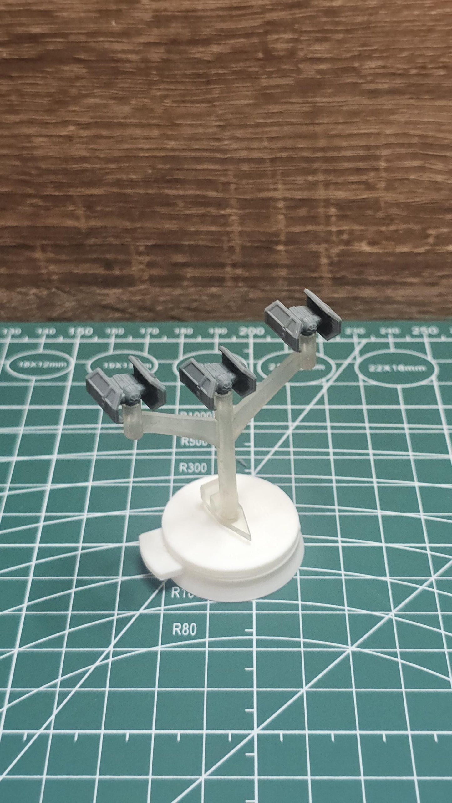 SW Armada Imperial Tie Advanced X1 9pcs - Wargaming - Table top - 3D printed miniatures