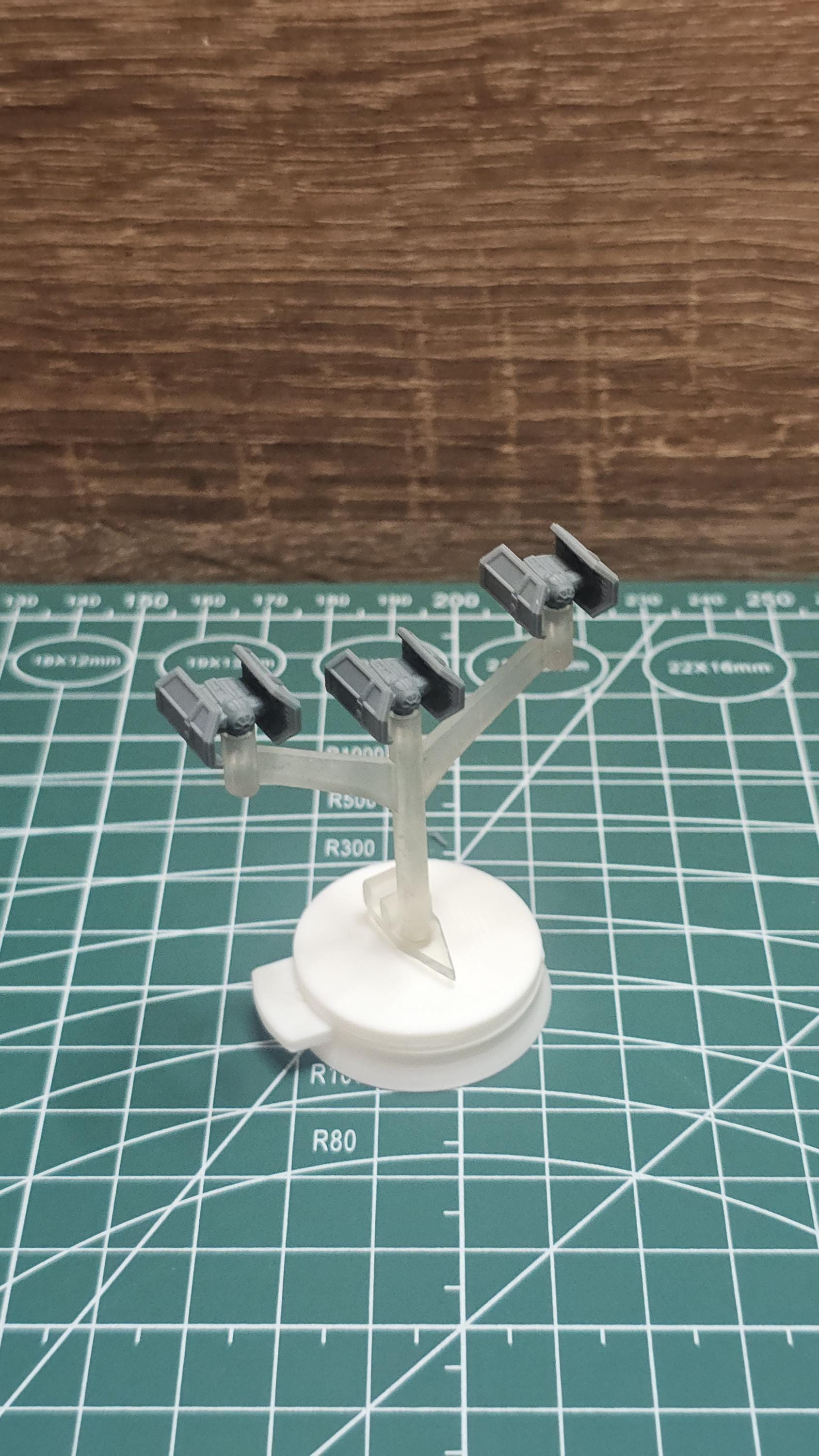 SW Armada Imperial Tie Advanced X1 9pcs - Wargaming - Table top - 3D printed miniatures