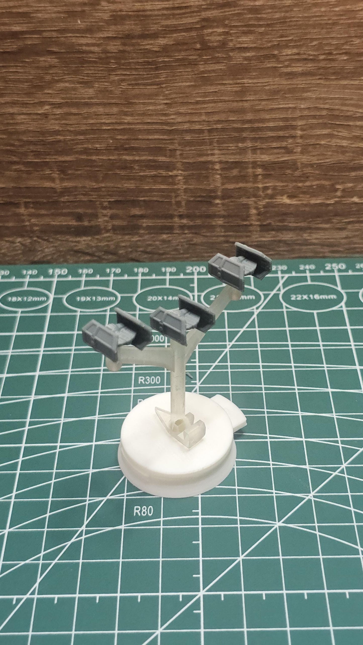 SW Armada Imperial Tie Advanced X1 9pcs - Wargaming - Table top - 3D printed miniatures
