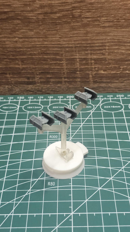 SW Armada Imperial Tie Advanced X1 9pcs - Wargaming - Table top - 3D printed miniatures