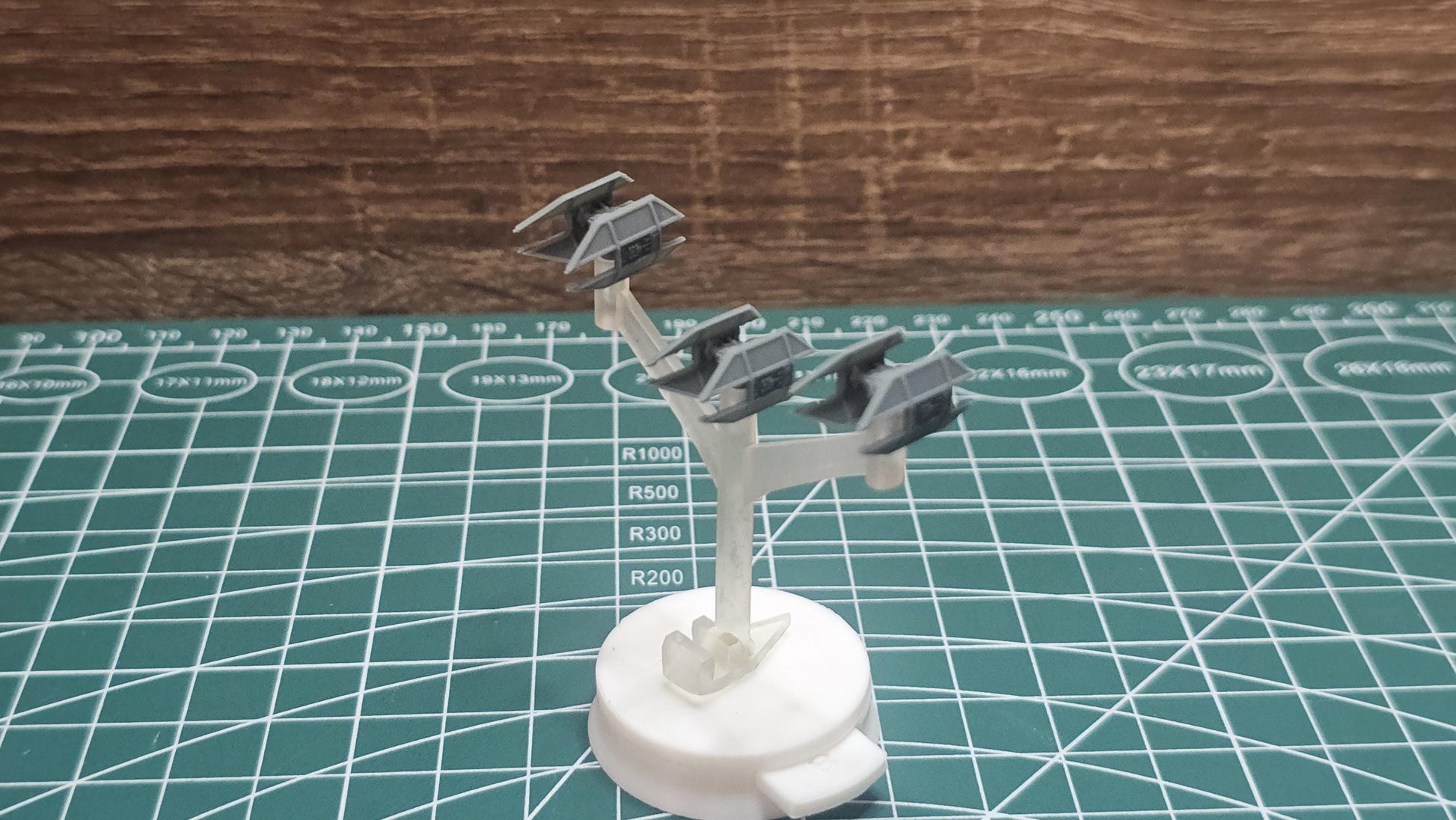 Imperial Tie Avenger Squadron (9pcs): 3D Printed Armada proxy