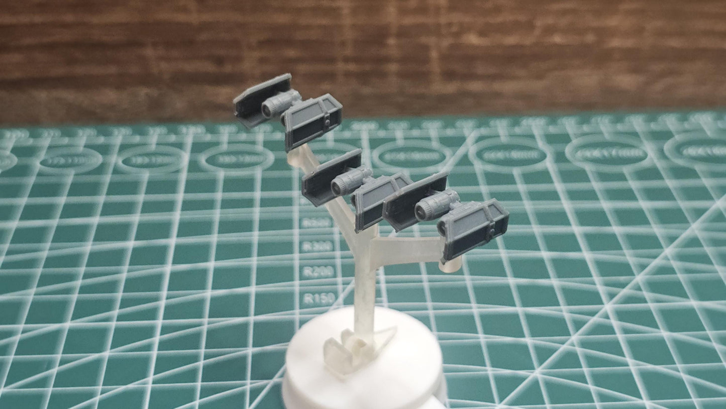Imperial Tie Bomber Squadron (6pcs): 3D Printed Armada proxy
