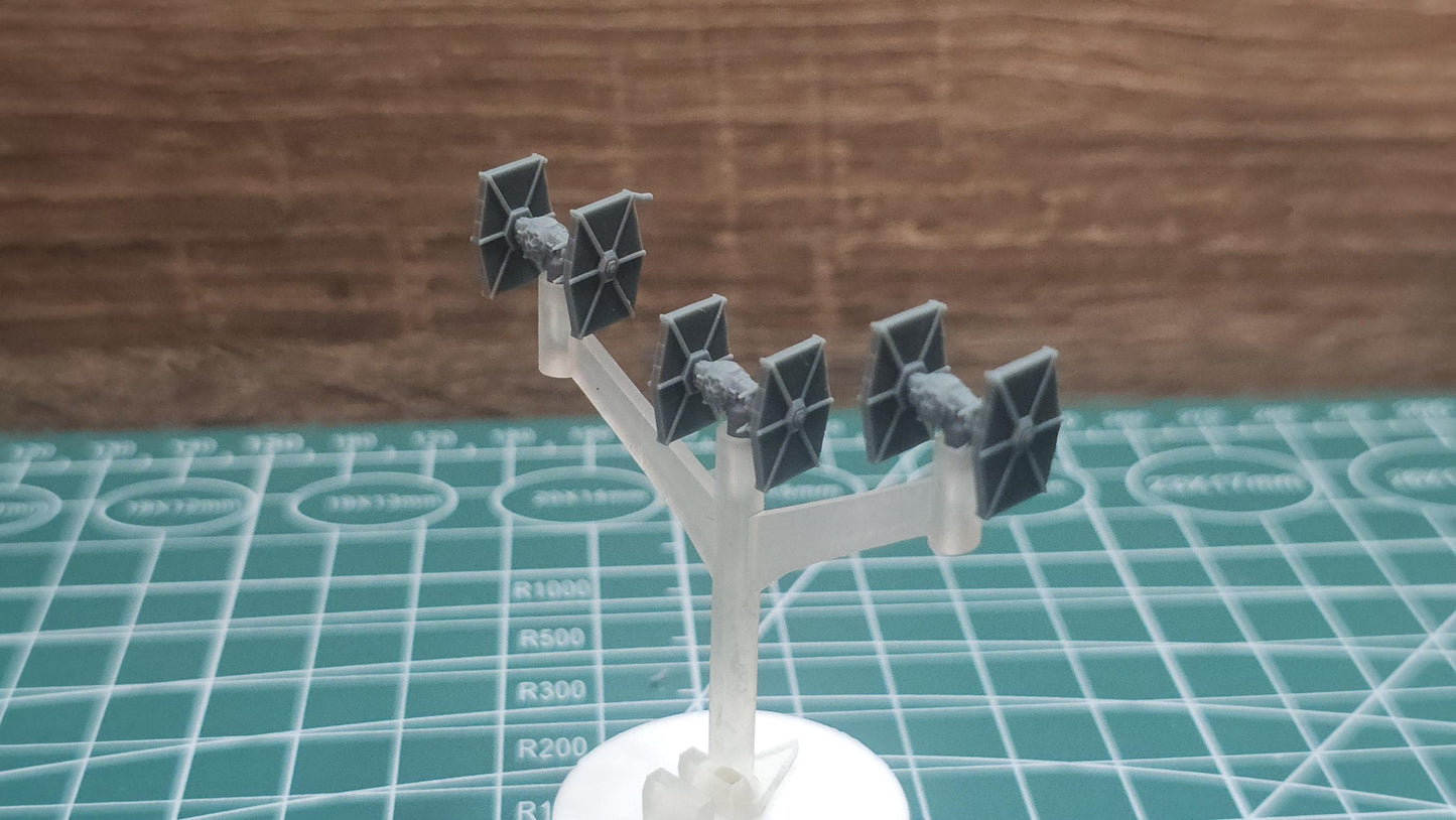 Imperial Tie Brute Squadron (9pcs): 3D Printed Armada proxy