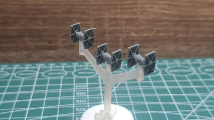 Imperial Tie Brute Squadron (9pcs): 3D Printed Armada proxy