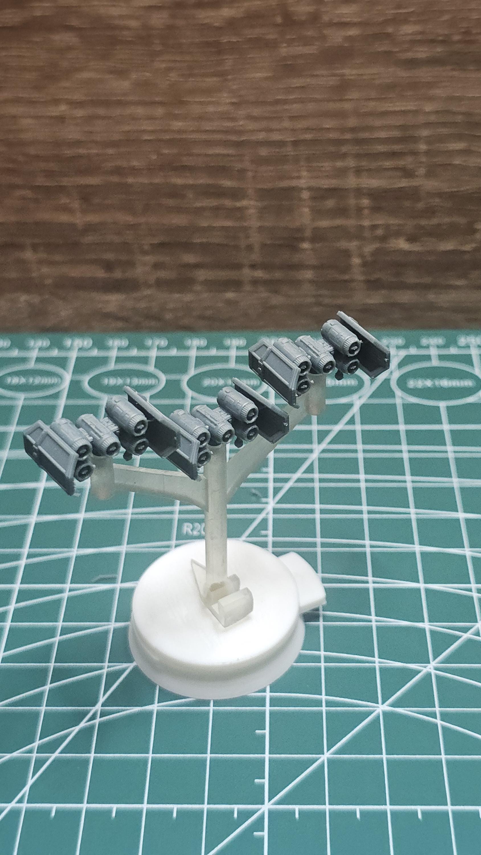 Imperial Tie Punisher heavy bomber Squadron (9pcs): 3D Printed Armada proxy