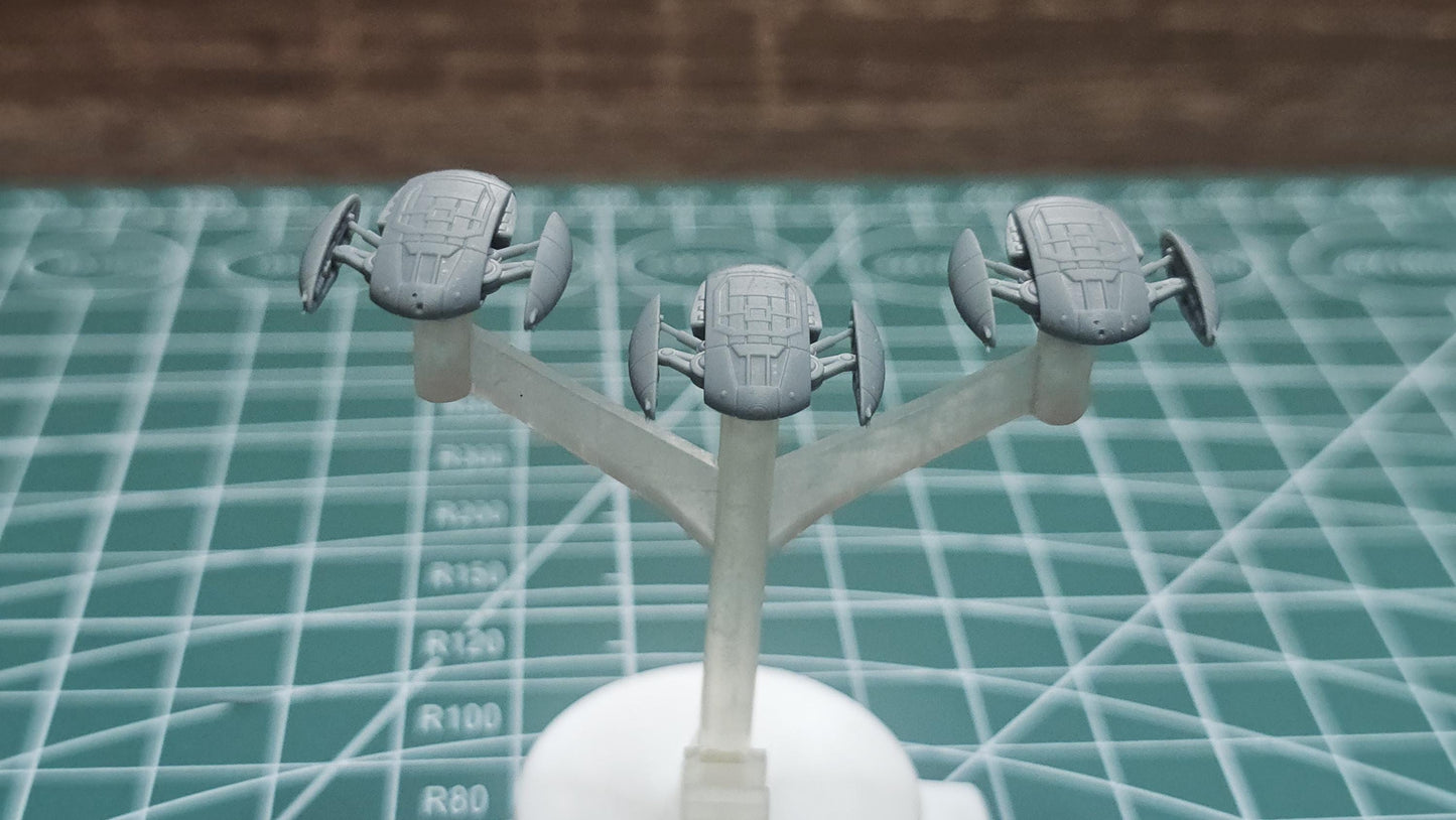 SW Armada CIS Droid Scarab Figther 12pcs - Wargaming - Table top - 3D printed miniatures